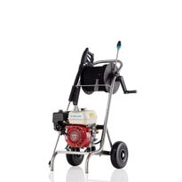 Polttomoottoripainepesuri Kränzle Profi-Jet B 13/150, 150bar, 780l/h, itseimevä, letkukelalla
