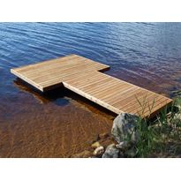 Laituri Pikku-Kuutti, 1.1x2.4m + 2.2x1.6m