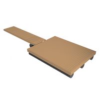 Laituri Savorak kansi 3,15x6,0m + kävelysilta 1,2x5m putkiponttonit 3x5800mm + 1x1200mm
