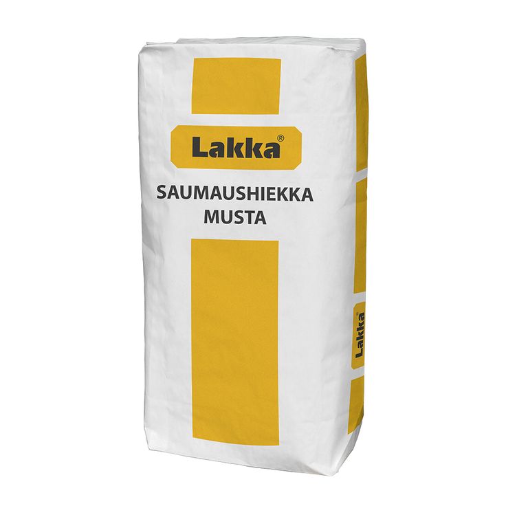 Saumaushiekka Lakka musta 20 kg