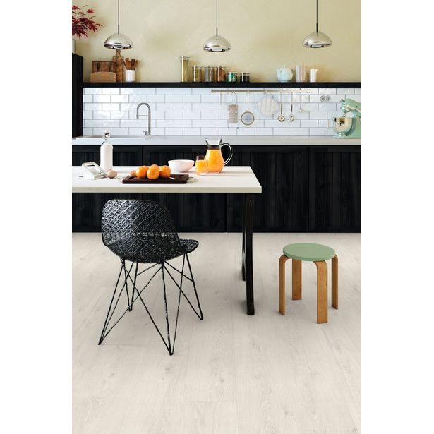 Laminaatti Karelia Vitality Deluxe, White Oiled Oak DEV00304, 4-sivuviiste