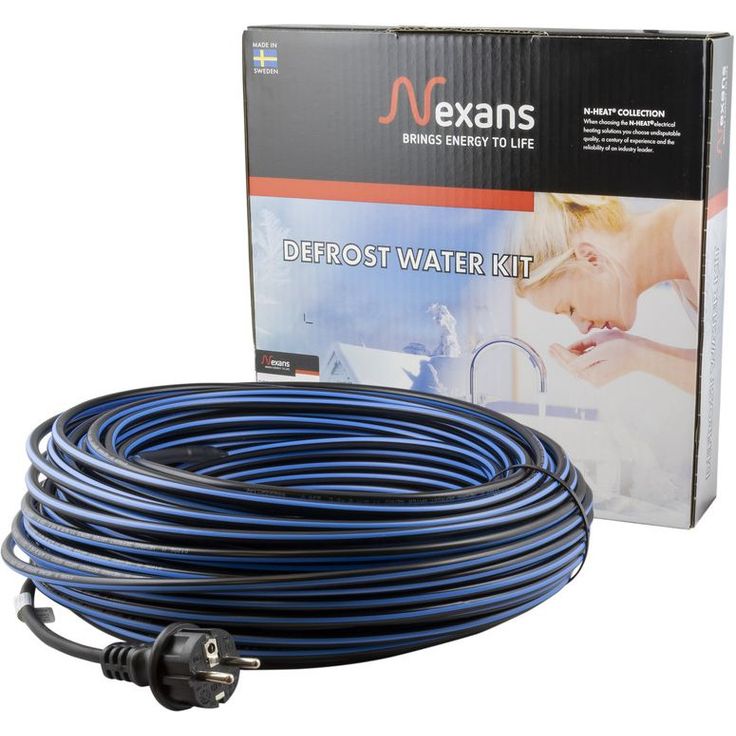 Lämpökaapelipaketti Nexans Axjo Kabel Defrost Water Kit 60m 660W