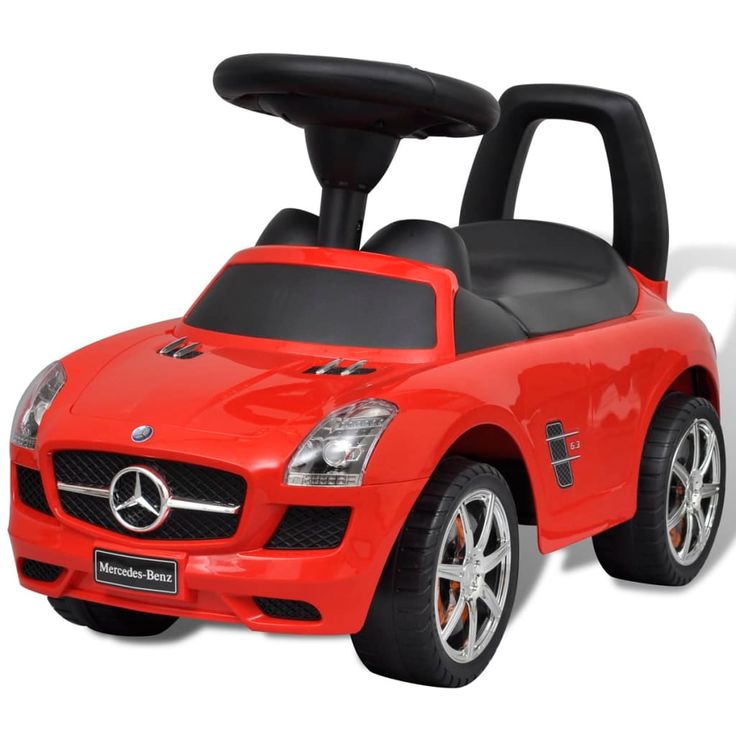 Lasten leikkiauto Mercedes Benz punainen