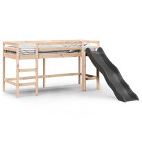 Lasten parvisänky ilman patjaa 80x200 cm täysi mänty (53428)