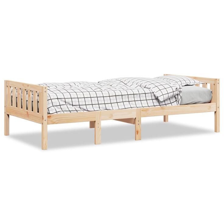 Lastensänky ilman patjaa 75x190 cm täysi mänty (55033)
