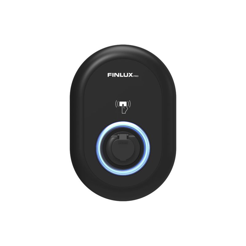 Sähköauton latausasema Finlux Pro EVC-04, Type2, 22kW(3x32A), RFID
