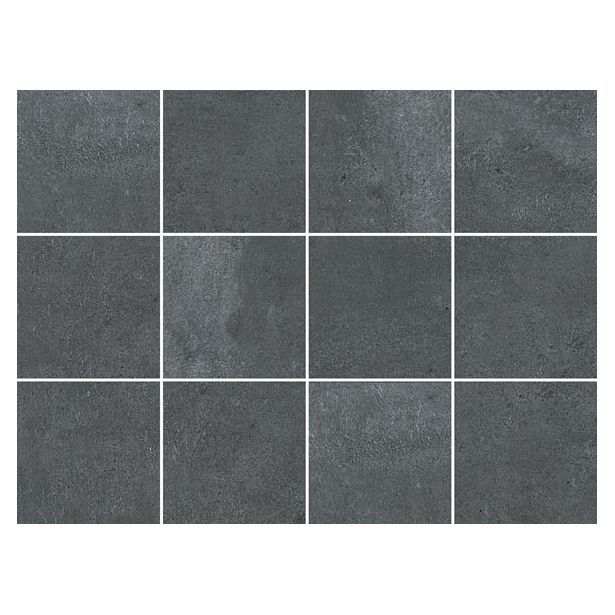 Lattialaatta Laattapiste LPC Berlin matta tasapintainen Anthracite 10x10cm