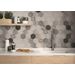Lattialaatta Concrete hex decor Gris, 14x16cm - KYLAHEXPORDGR