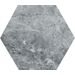 Lattialaatta Marmore hex Grey, 14x16cm - KYLAHEXMARGRE