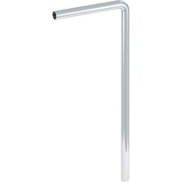Vesilukon lattiaputki Prevex, 90° kulma, rst, DN32, 610x160mm