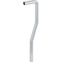 Vesilukon lattiaputki Prevex, s-malli, rst, DN32, 150x610mm