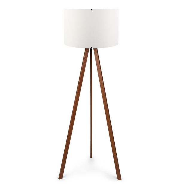 Lattiavalaisin Linento Furniture AYD-1528, valkoinen/ruskea
