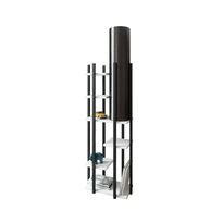 Lattiavalaisin Linento Lighting Voguer, musta/valkoinen