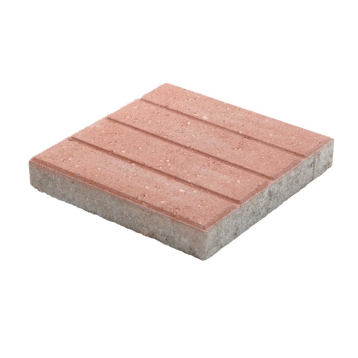 Betonilaatta Lakka BL-305, 300x300x50mm, urallinen, punainen