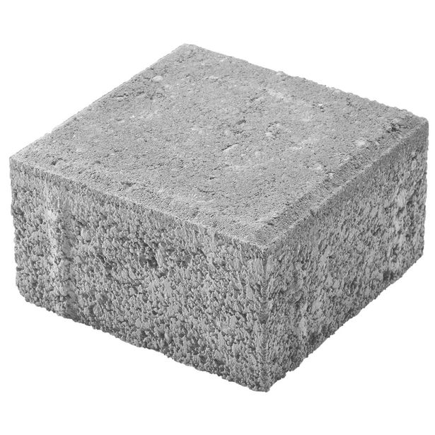 Pihakivi Lakka Nupukivi 60, 138x138mm, harmaa