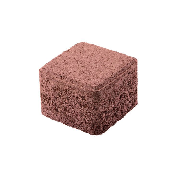 Pihakivi Lakka Klassikko neliökivi 60, 115x115mm, punainen