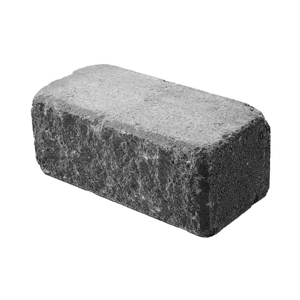 Antiikkimuurikivi Lakka lohko, musta 360x180x150mm