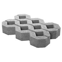 Reikälaatta Lakka RL-400, harmaa 400x600x100mm