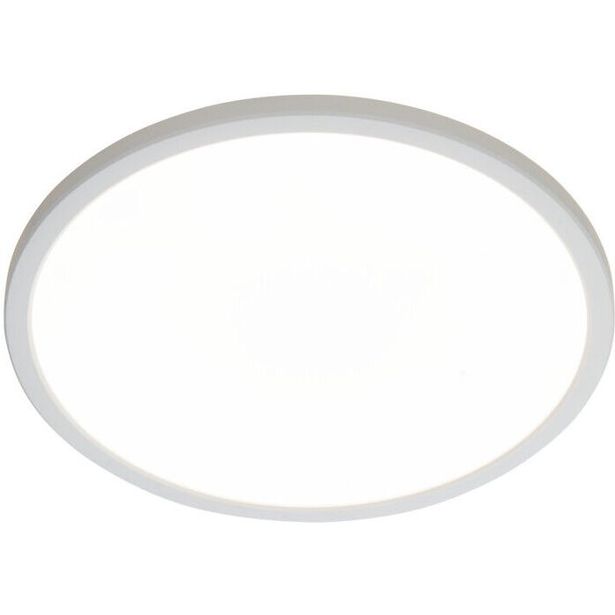 LED-yleisvalo Airam Alos 240, ø245x28mm IP20 15W/940 1300lm 4000K, kolmiportaisesti himmennettävä, valkoinen