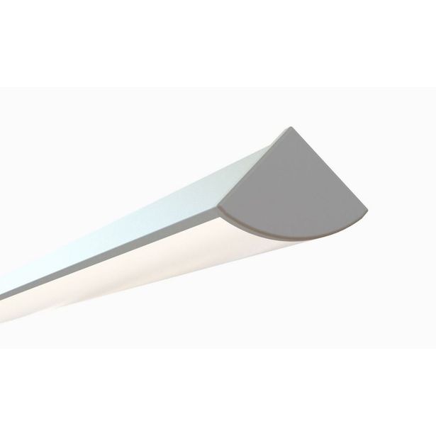 LED-asennuslista FTLight Corner läpikuultava kansi 2000x16x16mm alumiini
