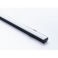 LED-asennuslista FTLIGHT Regular, läpikuultava kansi, 2000x17x8mm, eri värejä