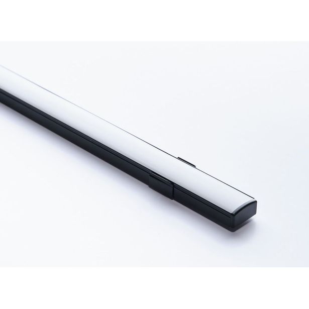 LED-asennuslista FTLight Regular läpikuultava kansi 2000x17x8mm eri kokoja