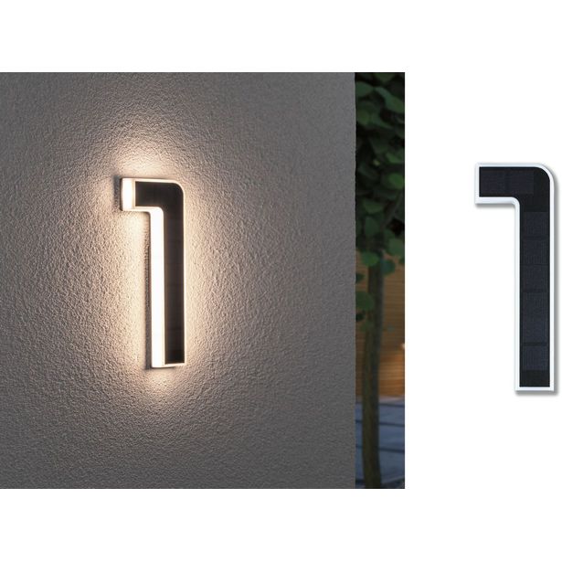 LED-Aurinkokennonumerovalaisin Paulmann eri numeroita