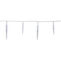 LED-jääpuikkosarja Star Trading Gelido, 600 cm, 40 jääpuikkoa, valkoinen