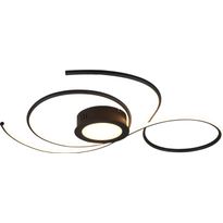 LED-kattovalaisin Trio Jive, 80cm, mattamusta