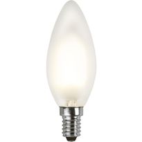 LED-kynttilälamppu Star Trading 350-11-1, Ø35x98mm, E14, huurrettu, 1.5W, 2700K, 150lm