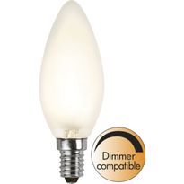 LED-kynttilälamppu Star Trading 350-13-1, Ø35x98mm, E14, huurrettu, 4W, 2700K, 400lm