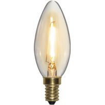 LED-kynttilälamppu Star Trading Soft Glow 353-03-1, Ø35x98mm, E14, kirkas, 0.8W, 2100K, 70lm