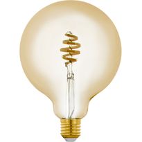 LED-Älylamppu Eglo connect.z, filamentti, E27, G125, 400lm, 4.9W, meripihka