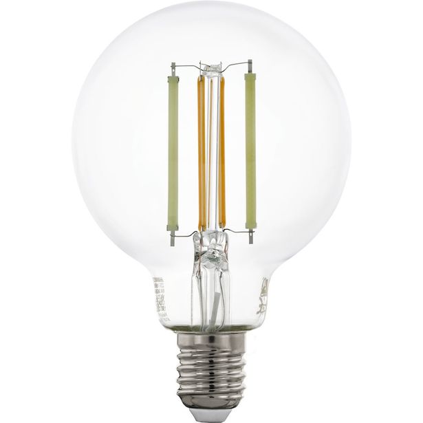 LED-Lamppu Eglo connect.z filamentti E27 G80 806lm 6W 2265K kirkas