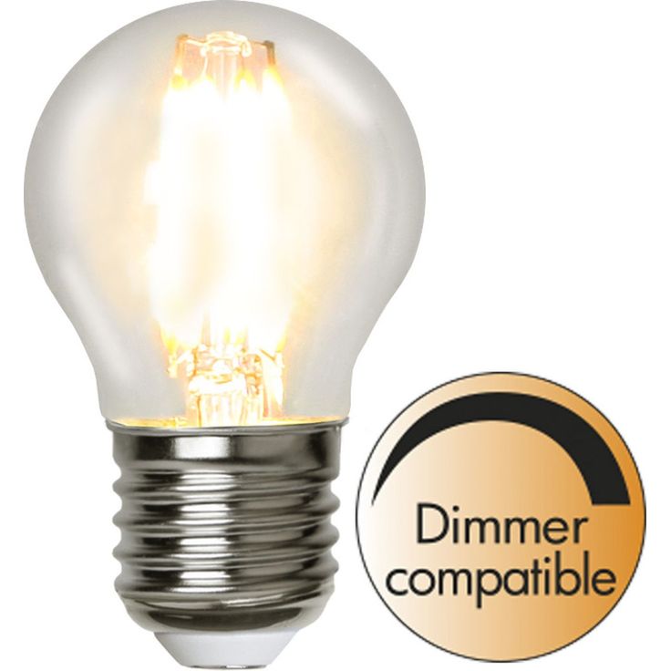 LED-lamppu Star Trading 351-24-1, Ø45x78mm, E27, kirkas, 4.2W, 2700K, 470lm
