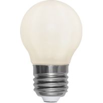 LED-lamppu Star Trading 375-23-1, Ø45x78mm, E27, opaali, 4.7W, 4000K, 470lm