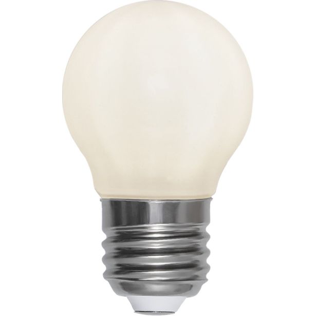 LED-lamppu Star Trading 375-23-1, Ø45x78mm, E27, opaali, 4.7W, 4000K, 470lm