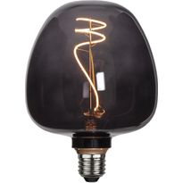 LED-lamppu Star Trading Decoled 355-13, Ø125x170mm, E27, musta, 2W, 2200K, 40lm