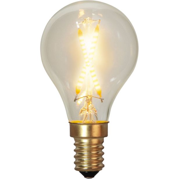 LED-lamppu Star Trading Soft Glow 353-17-1, Ø45x83mm, E14, kirkas, 0.5W, 2100K, 30lm