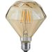 LED-lamppu Trio 902 E27, deco, filament, 4W, 360lm, 2700K, ruskea