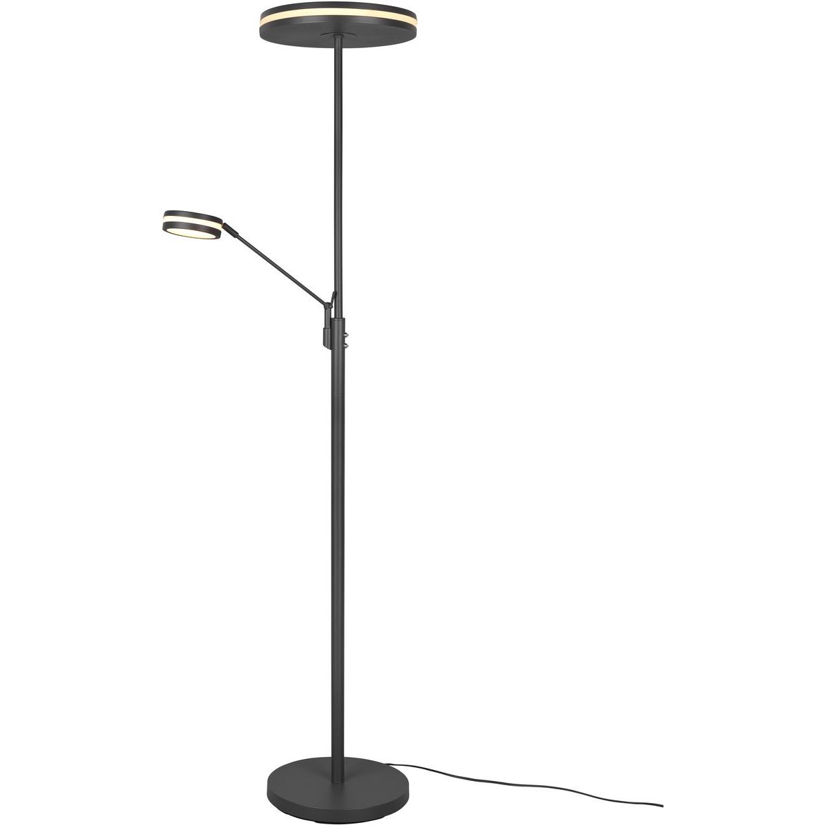 LED-lattiavalaisin Trio Franklin, uplighter, antrasiitti