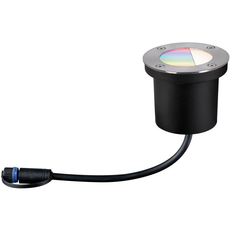 LED-Maavalaisin Paulmann Plug & Shine, upotettava, RGBW