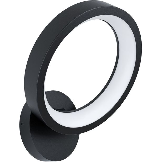 LED-Seinävalaisin Eglo connect.z Marghera-Z 305cm 16W musta