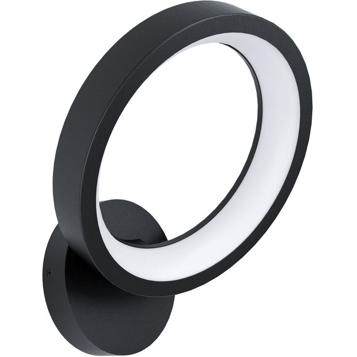 LED-Seinävalaisin Eglo connect.z Marghera-Z, 30,5cm, 16W, RGBW, musta