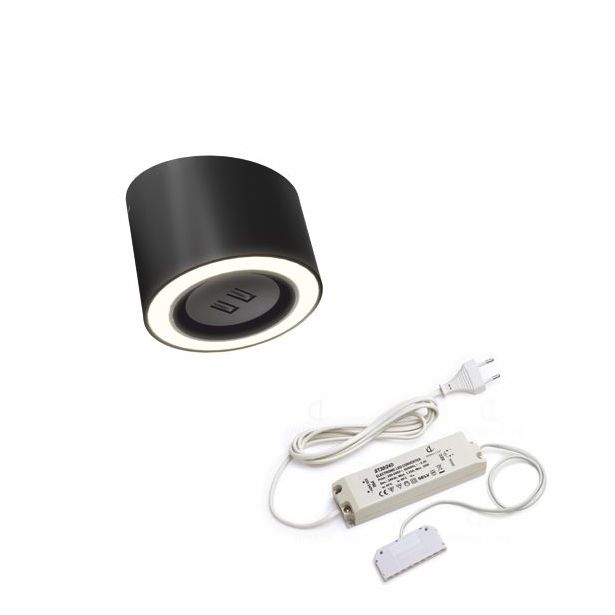 LED-Spotti Domus Line Unika D-M lisäosa 2-osaisella usb-pistorasialla eri värejä