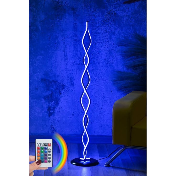 Lattiavalaisin Linento Lighting Catena, värinvaihto-ominaisuus, musta