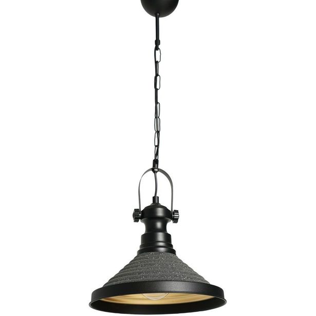Kattovalaisin Linento Lighting YL550, musta/harmaa
