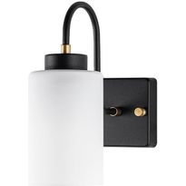 Seinävalaisin Linento Lighting Duzsuz 13141, 24cm, musta/valkoinen