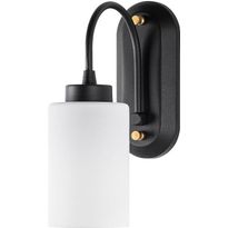 Seinävalaisin Linento Lighting Hemikilo 13161, 28cm, musta/valkoinen