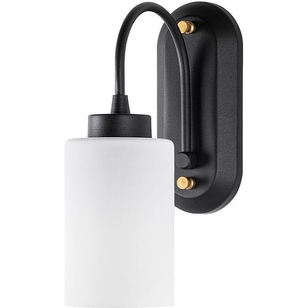Seinävalaisin Linento Lighting Hemikilo 13161, musta/valkoinen